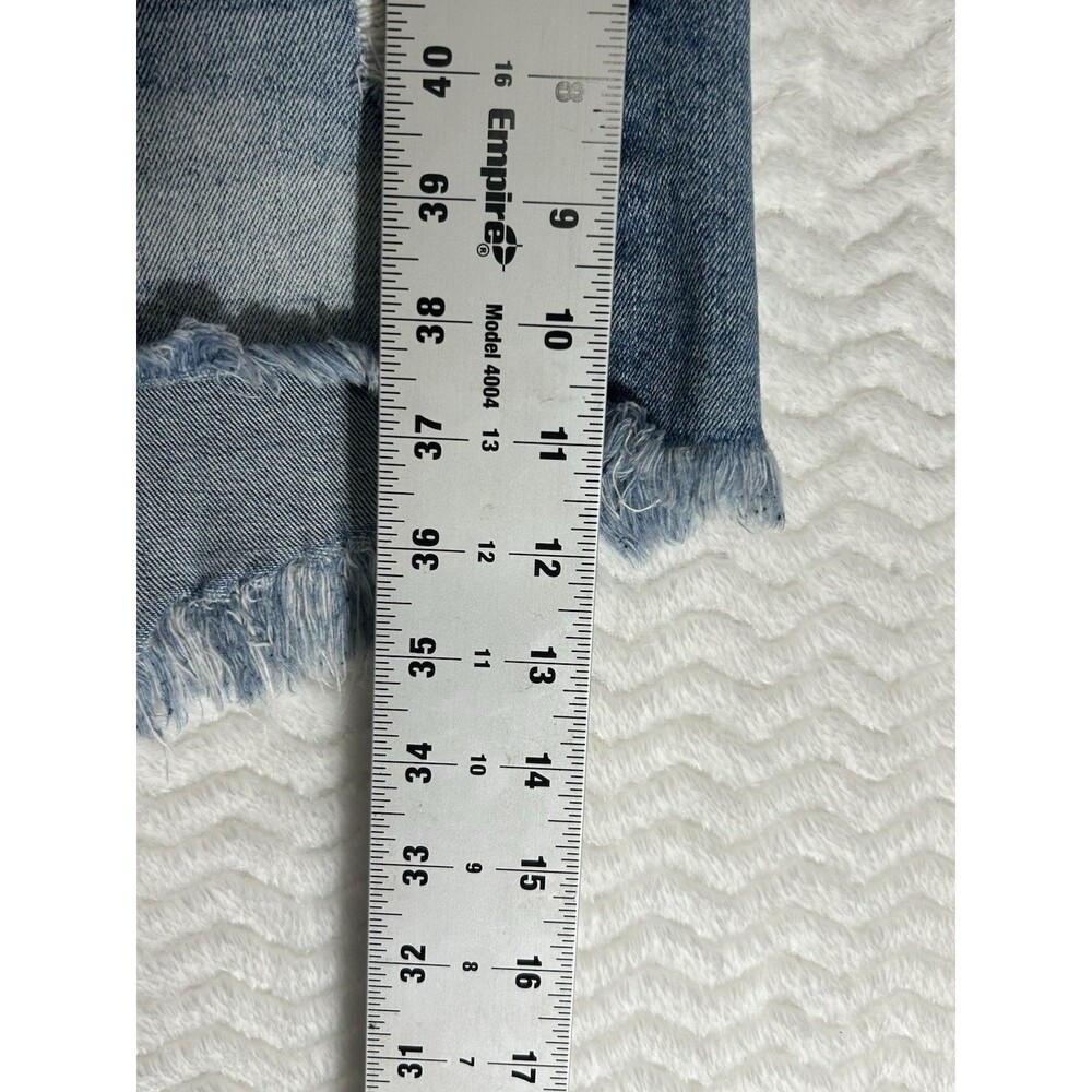 KUT From The Kloth Shorts Womens 6 Blue Jane High Rise Cut Off Frayed Hem Denim - Picture 8 of 10
